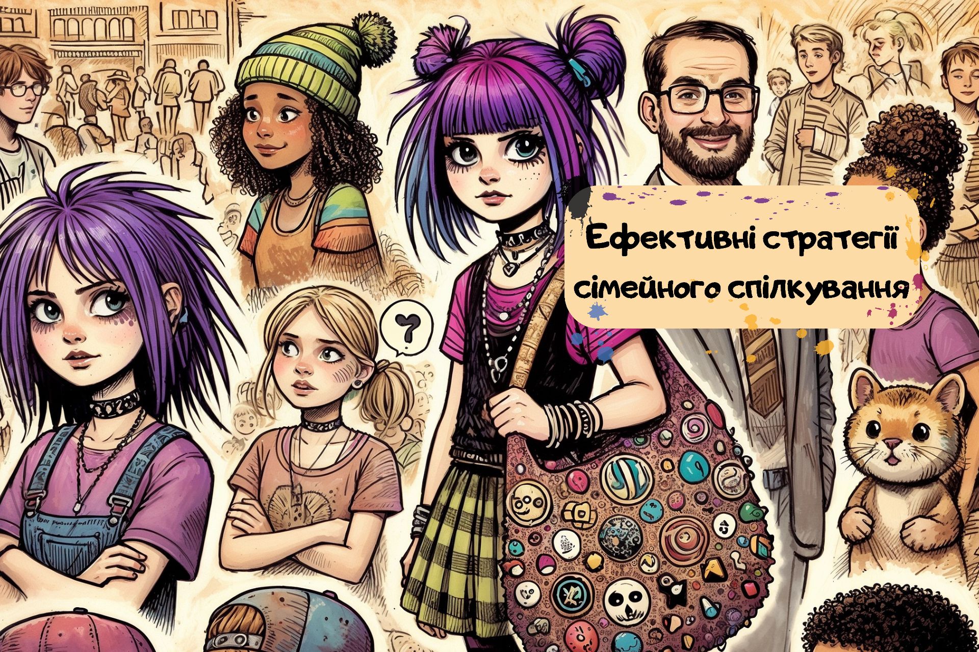 Обкладинка брошури «Ефективні стратегії сімейного спілкування»